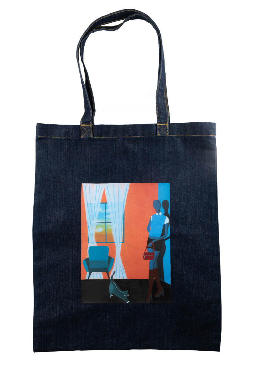 "I'm feeling brown & blue" 16x20in acrylic on canvas